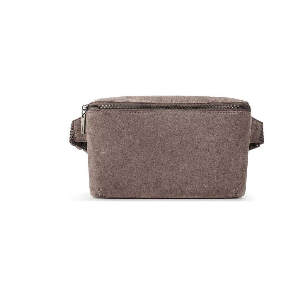 Caraway Belt Bag Waist Fanny Pack Suede Mushroom Travel Hip Purse